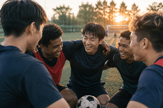 スポーツには、人と人をつなぐ力がある。